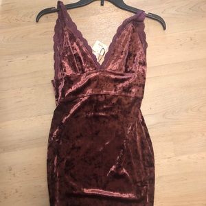Velvet free people dress